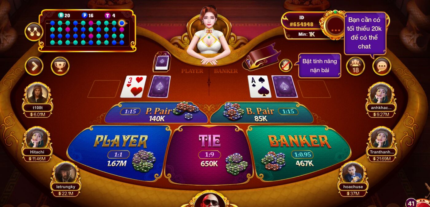 Baccarat Kim Tài Sunwin - Hướng Dẫn Chơi Và Đổi Thưởng