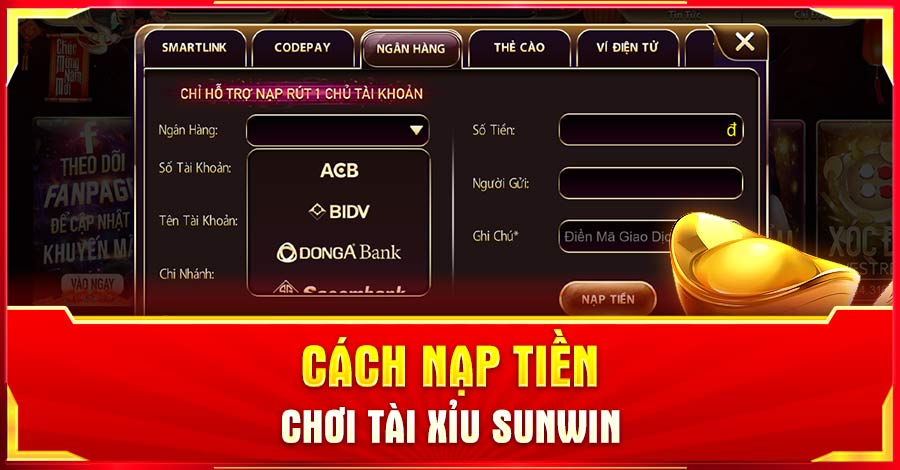 Cách Nạp Tiền Sunwin Hướng Dẫn Kiếm Tiền Miễn Phí